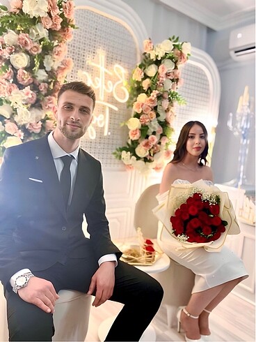 s Beden beyaz Renk Beyaz nişan elbisesi