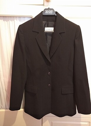 Siyah kumaş ceket