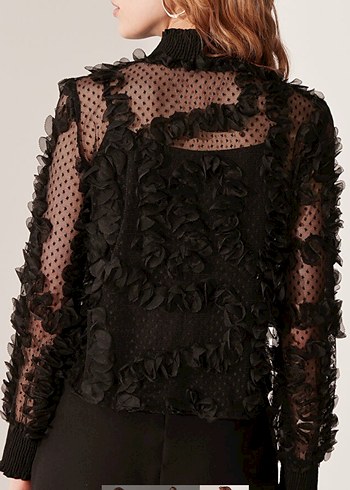 Tül bluz atleti dahil - Görsel 2