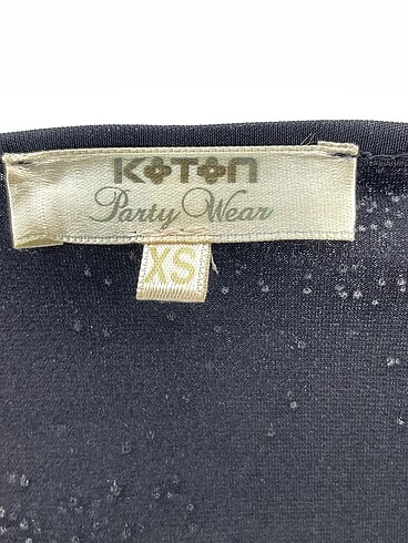 xs Beden siyah Renk Koton Bluz %70 İndirimli.