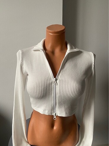 Bershka crop bluz