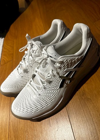 46.5 Asics BOSS Beyaz Elastik Bağcıklı Spor Ayakkabı - Görsel 7