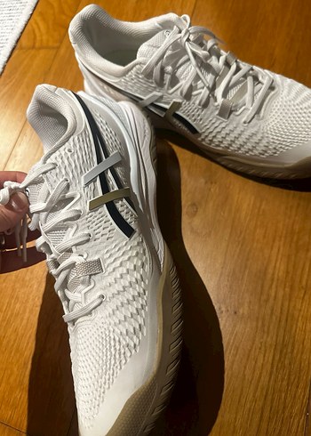 46.5 Asics BOSS Beyaz Elastik Bağcıklı Spor Ayakkabı - Görsel 4