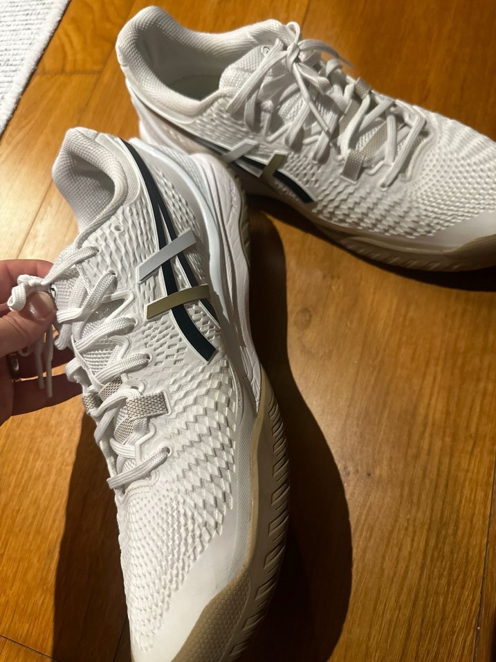 46.5 Asics BOSS Beyaz Elastik Bağcıklı Spor Ayakkabı - Görsel 4