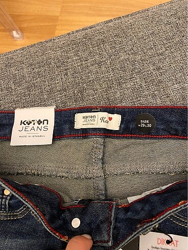 29 Beden mavi Renk Koton kot pantalon jean