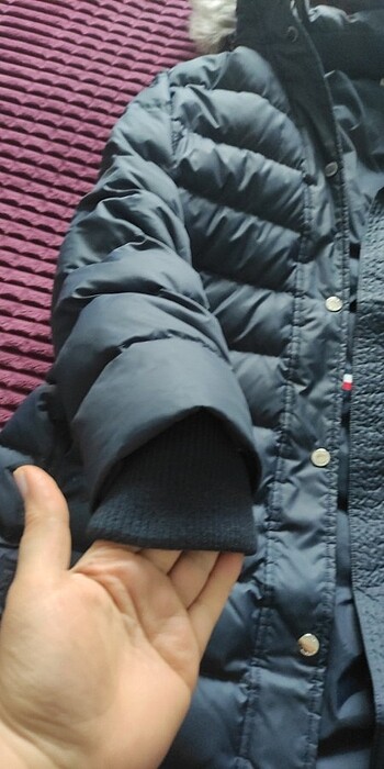 l Beden lacivert Renk Tommy hilfiger kadın kaban