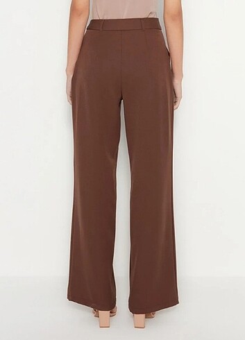 Trendyolmilla Yüksek Bel Wide Leg Geniş Paça Pantolon 