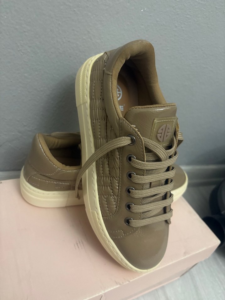 Vizon renk sıfır ayakkabı - Görsel 2