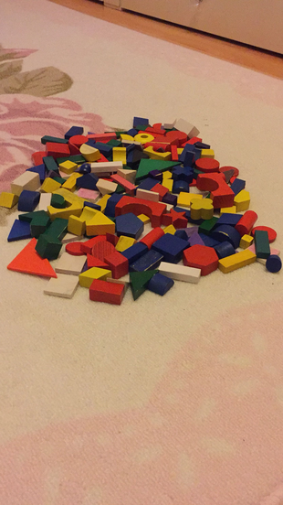 Diğer Çeşitli eğitici ahşap şekiller