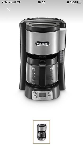 Delonghi ICM 15250 kahve makinesi