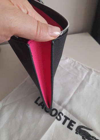 Lacoste Siyah Kadın Fermuarlı Çanta - Görsel 6