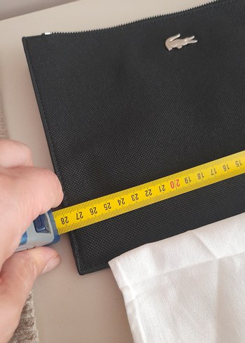 Lacoste Siyah Kadın Fermuarlı Çanta - Görsel 5