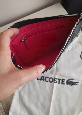 Lacoste Siyah Kadın Fermuarlı Çanta - Görsel 2