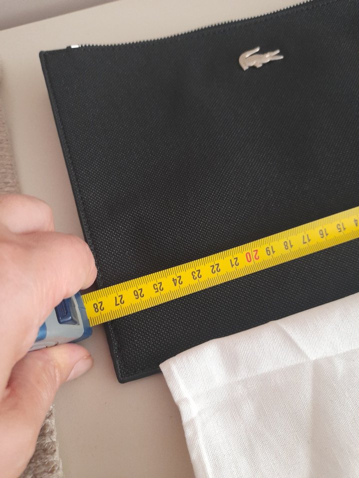 Lacoste Siyah Kadın Fermuarlı Çanta - Görsel 5