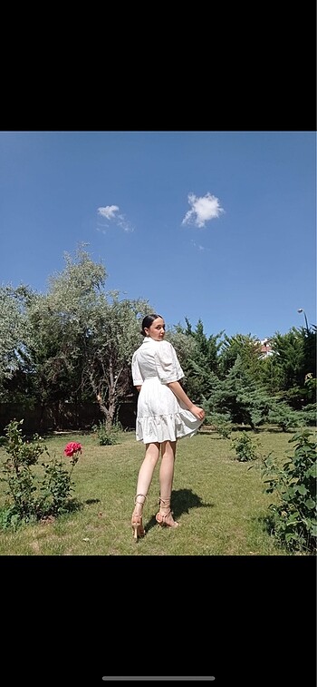beyaz elbise