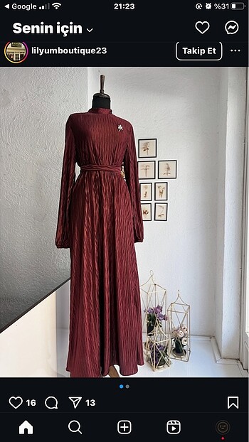 Aişe moda tesettür elbise