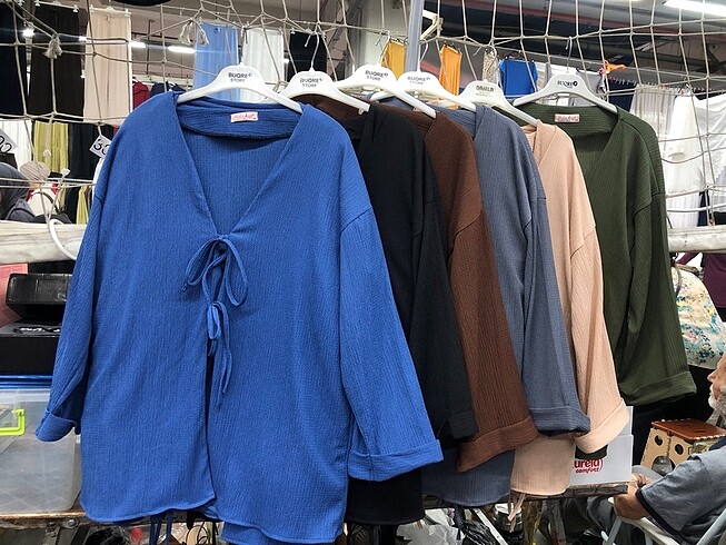 universal Beden çeşitli Renk Bağlamalı kimono takım veya tek üst