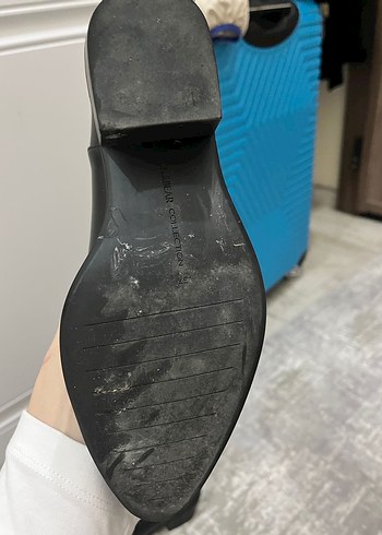 Siyah Deri kolboy bot - Görsel 3