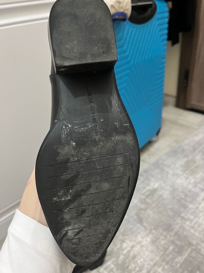 Siyah Deri kolboy bot - Görsel 3