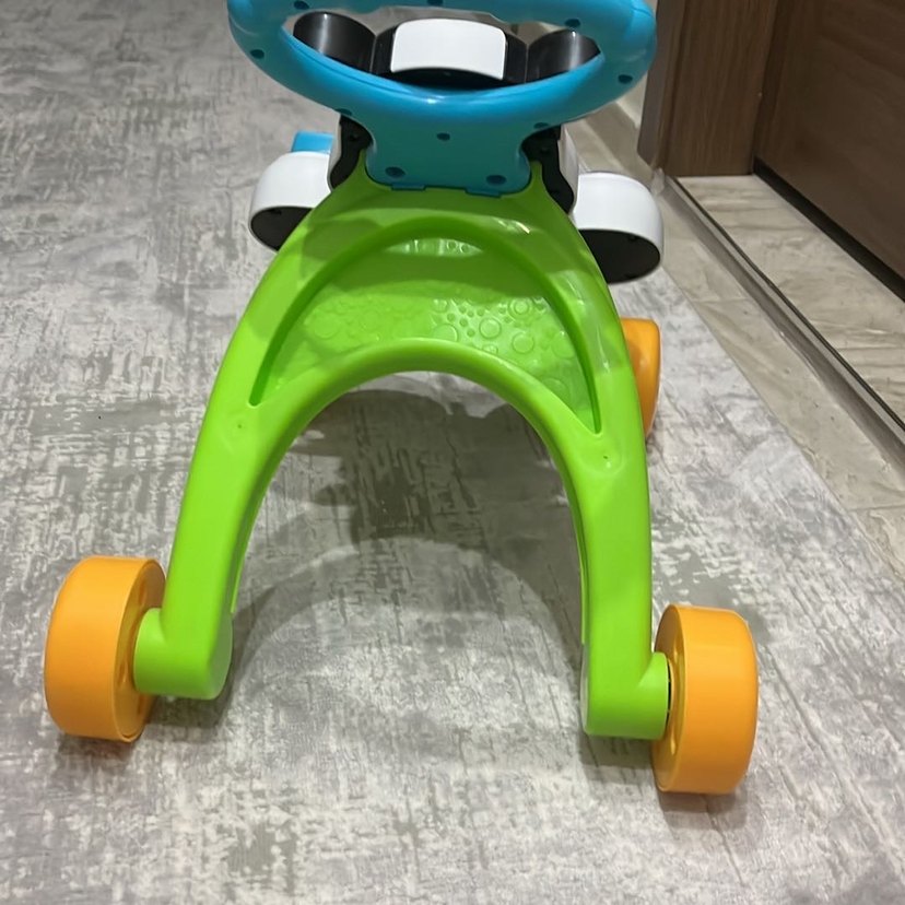 Renkli Zebra Desenli Bebek Yürüteci - Görsel 3