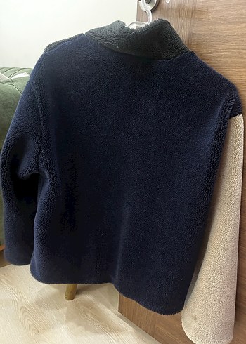 Renkli Erkek  çocuk Fermuarlı Polar Sweatshirt - Görsel 3