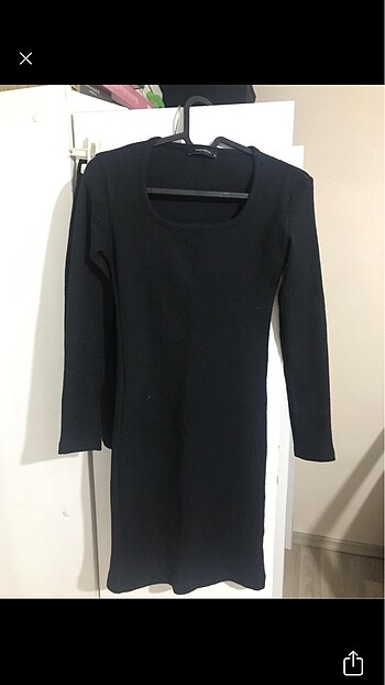 Siyah basic elbise