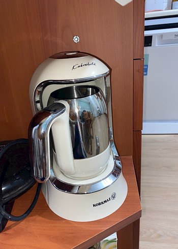 Korkmaz Beyaz Gri Kahve Makinesi - Görsel 3