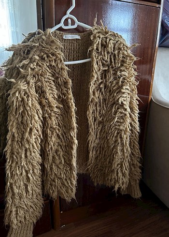 Kahverengi Kürklü Bohem Kadın kürk - Görsel 3