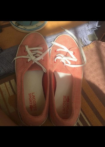 37 Beden Lacoste Kadın Kırmızı Günlük Spor Ayakkabı