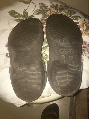 36 Beden siyah Renk Orijinal crocs babet terlik