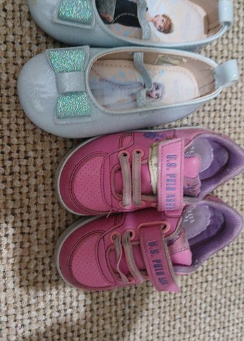 Pembe Kız Çocuk Spor Ayakkabı Velcro - Görsel 3