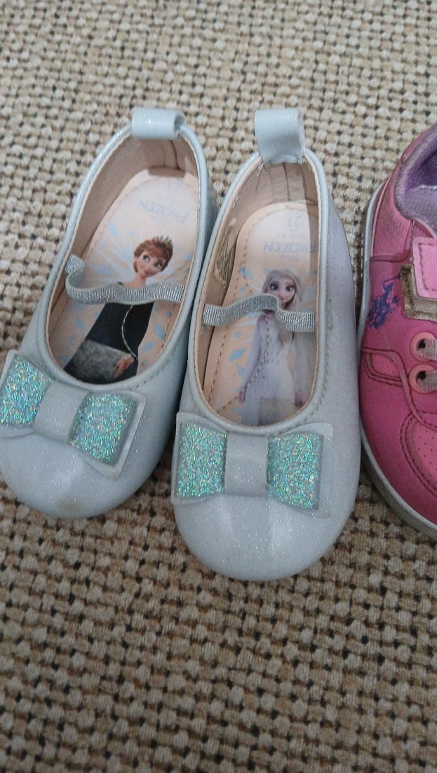 Pembe Kız Çocuk Spor Ayakkabı Velcro - Görsel 2