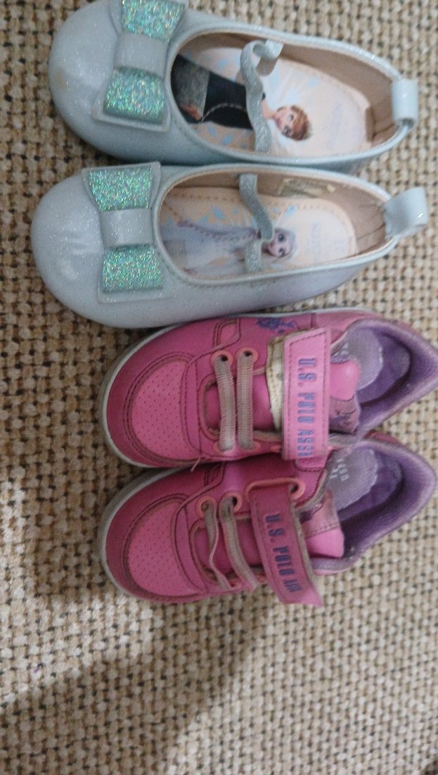 Pembe Kız Çocuk Spor Ayakkabı Velcro - Görsel 3