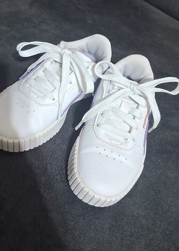 Puma Mor Bantlı Kız Çocuk Spor Ayakkabı - Görsel 3