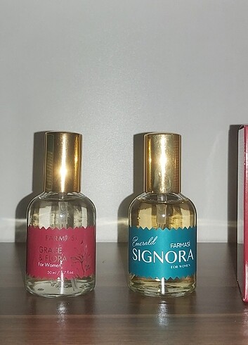 Farmasi signora emerald ve farmasi grace ve flora parfüm 