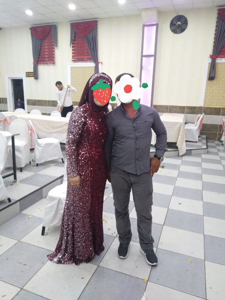 Bordo Uzun Kollu Drapeli Kadın abiye - Görsel 3