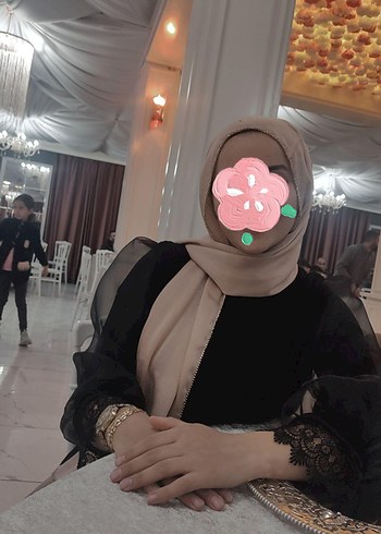 Drapeli Siyah Sentetik Kumaş Kadın tunik - Görsel 2