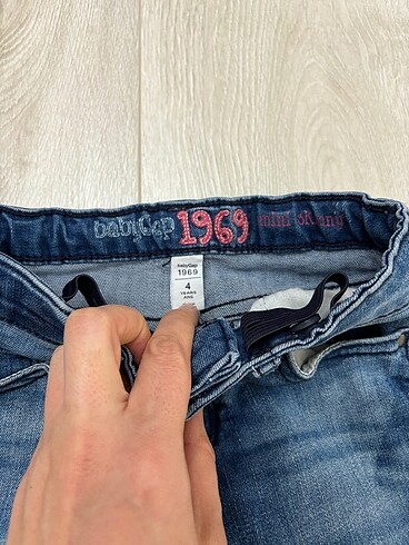 4 Yaş Beden mavi Renk GAP 3-4 yaş kız çocuk kot pantolon