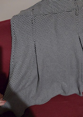 Düğmeli Midi Düşük Bel Etek. - Görsel 5