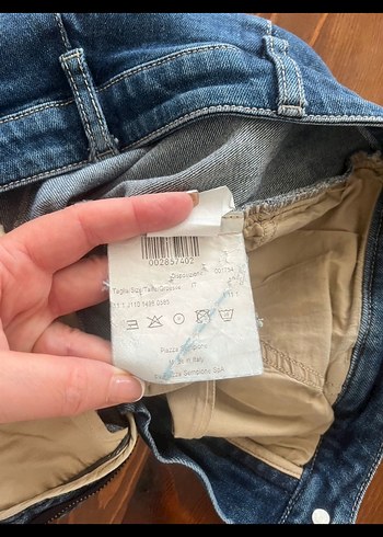 Biker Tarzı Kadın Denim Pantolon - Görsel 5