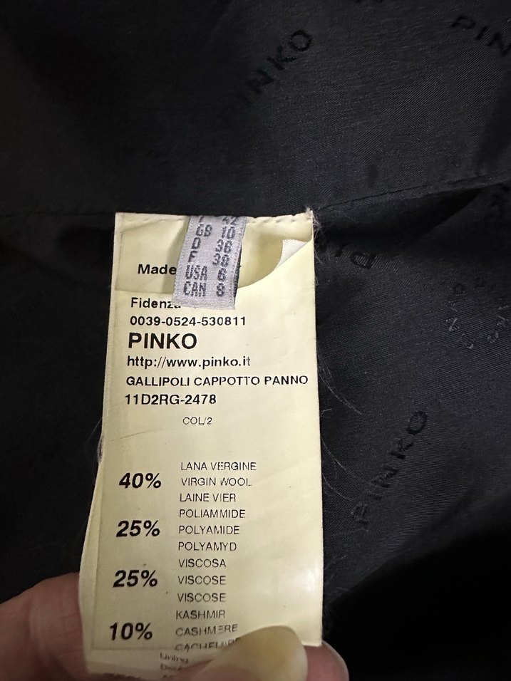 PİNKO YÜN+ KAŞMİR TARZ PALTO - Görsel 4