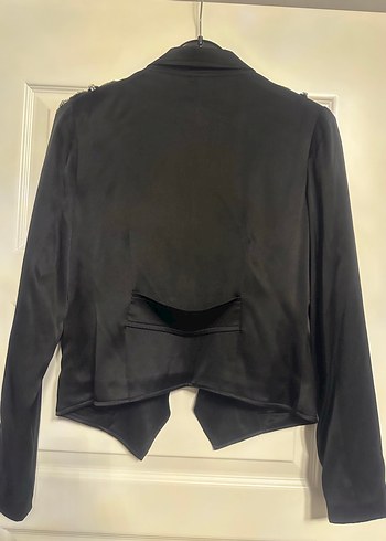 Siyah Gotik Kadın Blazer Ceket - Görsel 6