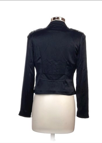 Siyah Gotik Kadın Blazer Ceket - Görsel 9