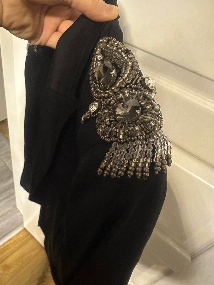 Siyah Gotik Kadın Blazer Ceket - Görsel 2