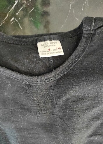6 Yaş Beden Zara 2 adet tişört ????