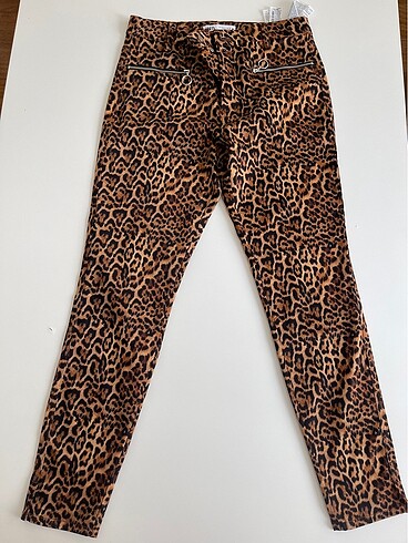 Zara leopar pantolon