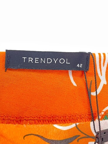 40 Beden turuncu Renk Trendyol & Milla Uzun Elbise %70 İndirimli.