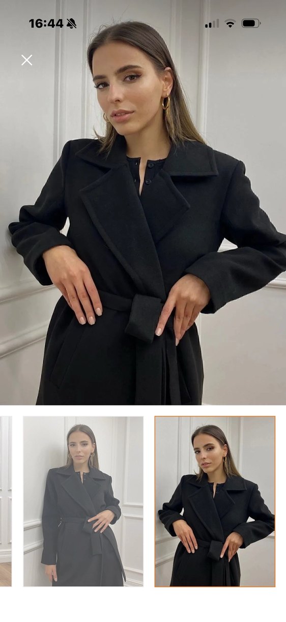 Siyah Uzun Kesim Kaban - Görsel 2