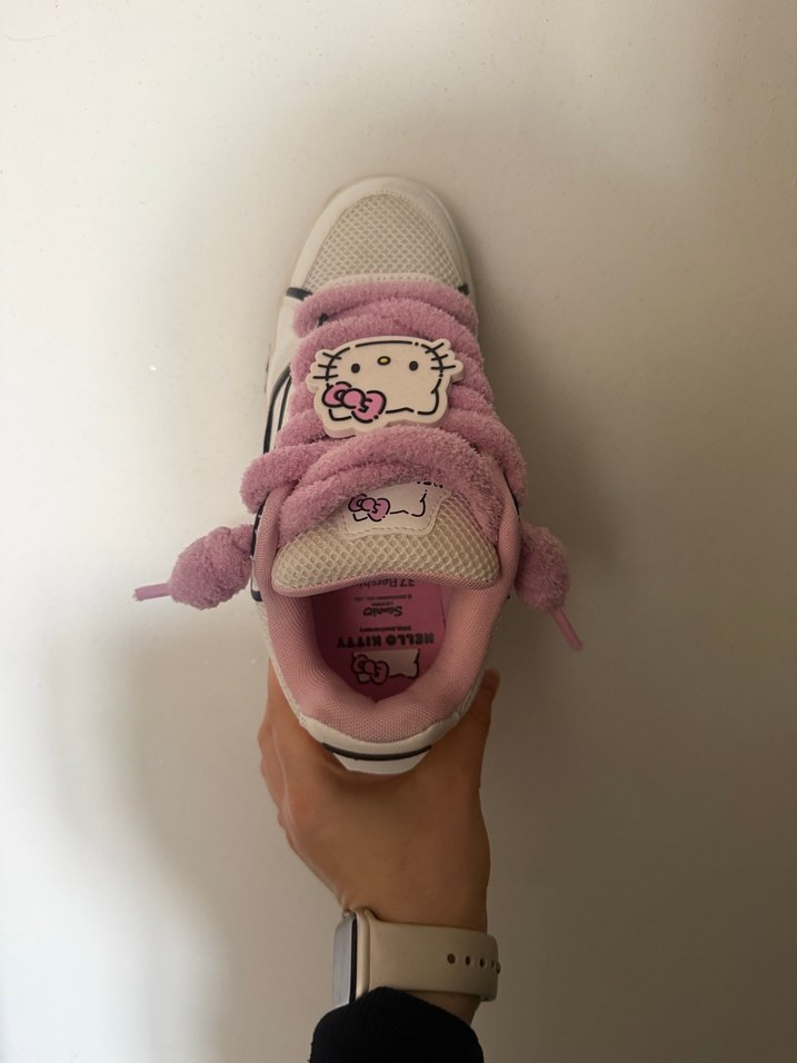 Pembe HELLO CİTY Platform Spor Ayakkabı BERSHKA - Görsel 5