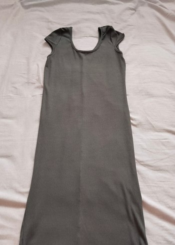 haki Midi Kadın Elbise - Görsel 3